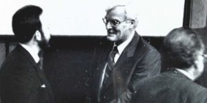 Le Prof. Casimir et le Prof. Vis en 1990