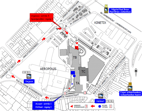 Plan du site Brien